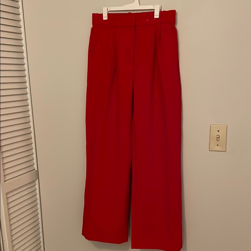 A&F Sloane Tailored Wide Leg Pant